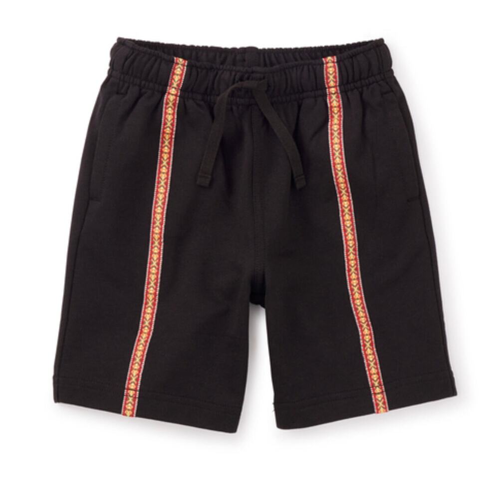 Tea Collection NWT Black Twill Tape Detail Shorts. Size 7